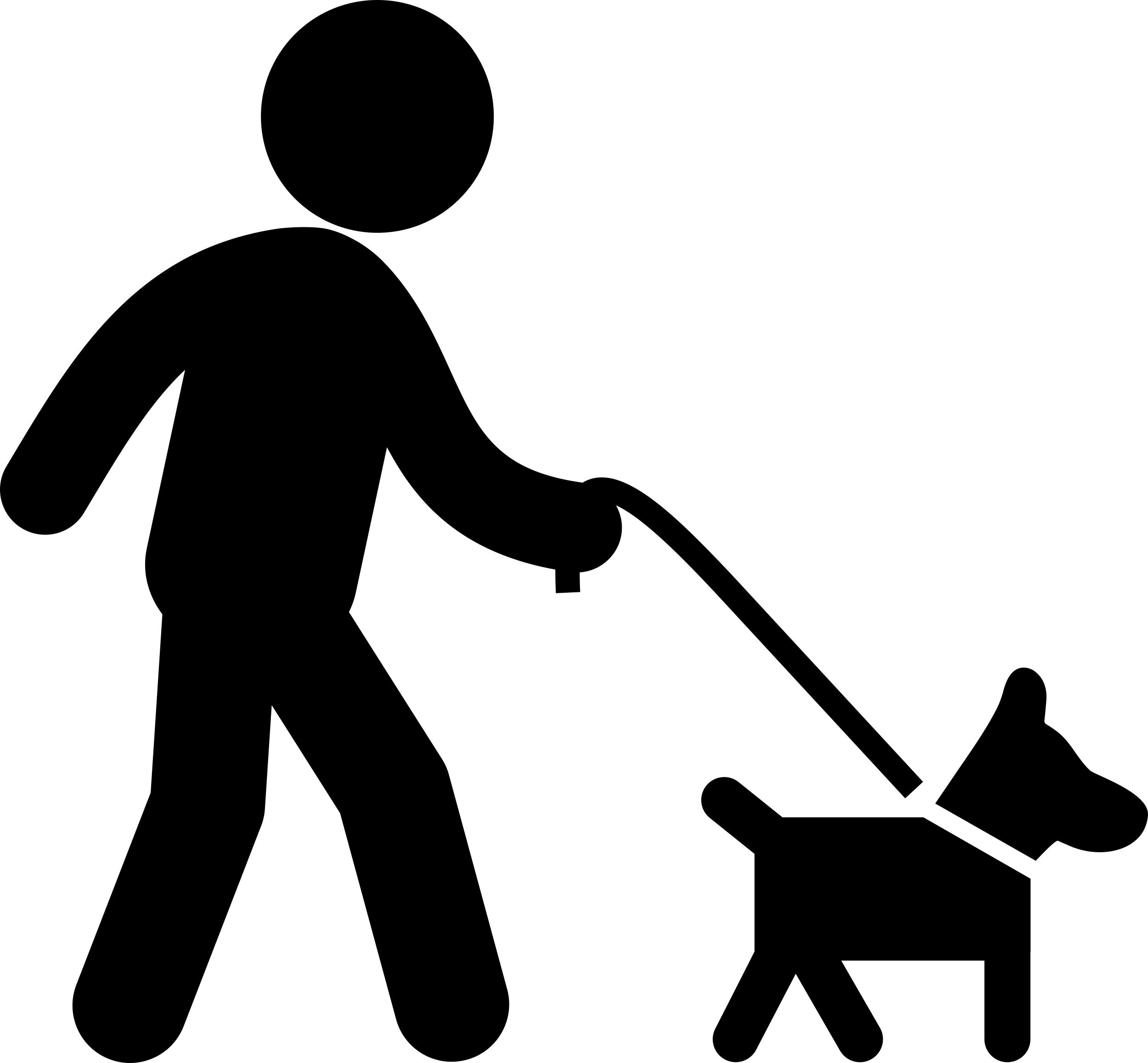 Dog With Belt Walking With A Man Tracing Svg Vector Free Vectors